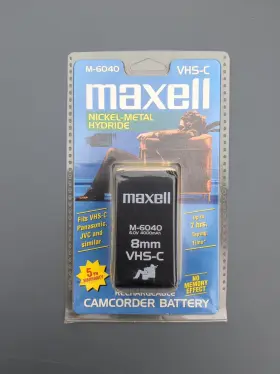 M-6040 Maxell Sealed Vhs-c 4000mah 6.0v Rechargeable Camcorder Camera Battery