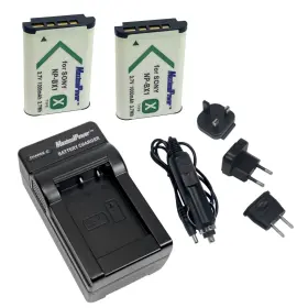 Dsc-rx1 Maximalpower 804051317700 Two Replace Batteries And Charger Pack Sony Np-bx1 Action Cam Camera Rx100