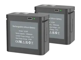 Metacucu 769310189422 Rechargeable Lithium Battery 2 Pack