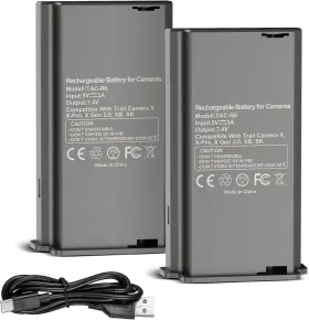Ba-em6-2 Metacucu 2-pack Lipo Lithium Battery Pack Reveal Hunting Camera X Gen 3.0 Pro