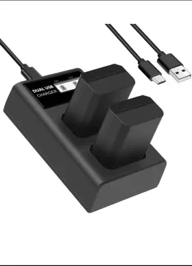 U-2-fw50 Miady Np-fw50/u-2-fw50 2-pack Np-fw60 Battery Replacement For Sony Zv-e10 L With Usb-c Charger