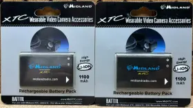 Xtc-350 Midland Batt11l Battery For Xtc-300 Wearables Lot Of 2 Sealed