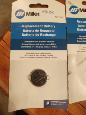 Miller Electric 217043 2 Batteries All Helmet Series
