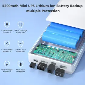 62.4wh Nastima 782003391636 12v 5200mah Lithium Ion Battery Power Bank With 9v Output Dc And 5 #3