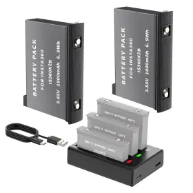 Nbzz 784624984228 2 Packs Replacement Batteries For Insta 360 One X2 Battery With Fast Charge H