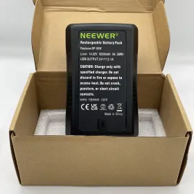 10095778 Neewer V Mount/v Lock Battery - 95wh 14.8v 6600mah Rechargeable Li-ion