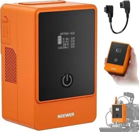 10103493 Neewer Mini V Mount Battery 6800mah 99wh 14.5v Lock With 65w Pd Type