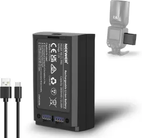 Neewer 744110630572 7.2v/3000mah Replacement Li Ion Battery For Flash Speedlite Lithium Batt