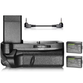 90090997 Neewer Os1 Vertical Battery Grip And 2-pack 1020mah Lp-e10 Li-ion Replacement Batt