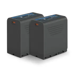 Np-f970d Neewer 921268813758 2-pack Batteries 7800mah For Sony/canon/nikon 30w Pd