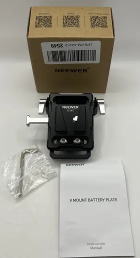 Ps007 Neewer V Mount Lock Battery Mounting Plate New Open Box