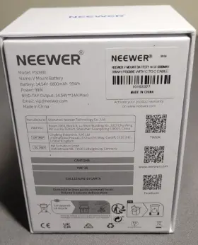 Ps099e Neewer V Mount Battery 14.5 6800mah New Open Box #3