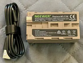 Tnp-f750 Neewer 7.2 V 7000mah Li-ion Replacement Battery With Usb Charging Cable #3