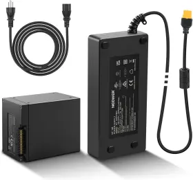 X004n8iwkv Neewer Q6 Dummy Battery Kit For Outdoor Flash Strobe Speedlight Ac Adapter