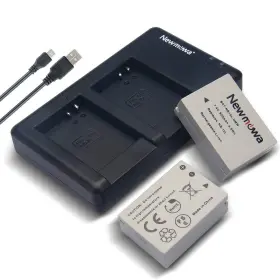 Nb-10l Newmowa 799559306847 Battery 2 Pack And Dual Usb Charger Kit For Canon Cb