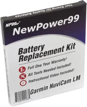 010-01378-01 Newpower99 Np99sp Battery Kit For Garmin Nuvicam Lm Lmt Lmt-d Lmthd #3