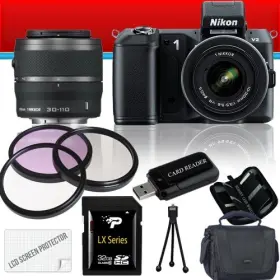 Nikon 617401946167 1 V2 Mirrorless Digital Camera Nikkor Vr 10-30mm F/3.5-5.6 Lens Kit And
