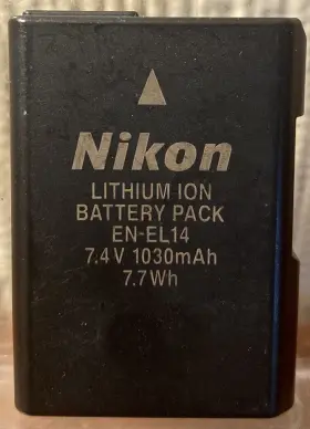 En-el14 Nikon Genuine Original Lithium Ion Battery Pack Replacement - Oem Part