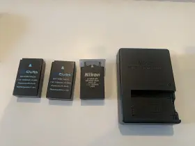 En-el20 Nikon Enel20 3x Battery With Mh-27 Charger