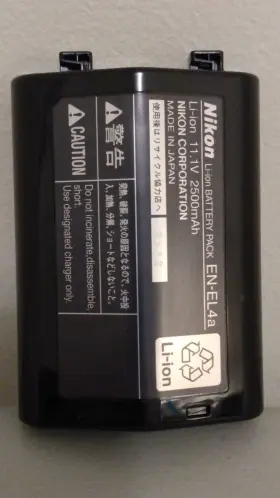 En-el4a Nikon K21a Two Genuine Oem Batteries For D2h D2x D3 D3s D3x Life 4 Good #3