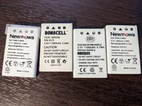 Sdmsv-4096 Nikon Lot Of 4 3rd Party En-el5 Batteries For Coolpix - Untested As/is