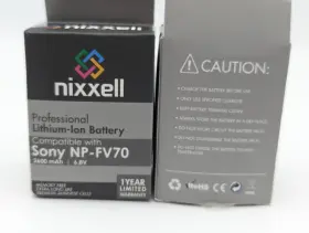 Np-fv70 Nixxell 817851051170 Sony Lithium Rechargeable Battery - For Handycam 2600mah #2