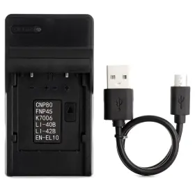 Norifon D-li108-u D-li108 Usb Charger For Pentax Optio L36 L40 M30 Blue Red