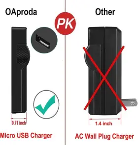 Bc2-nb6l Oaproda 2 Pack Nb-6l/ Nb-6lh Battery And Ultra Slim Micro Usb Charger For Canon #3