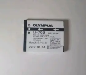 Li-70b Olympus 202415 Original Li70b Li-ion Rechargeable Battery Pack 3.6v 650mah Japan