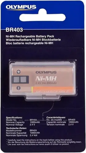 Br-403 Olympus Br403 Rechargeable Ni-mh Battery Pack 980mah