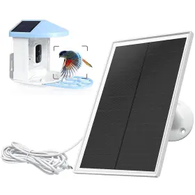 Ououdoit 717331756055 6w Solar Panel Charger For Bird Feeder Camera 9.8ft Cable Waterproof