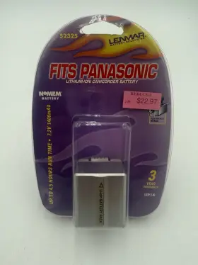 Panasonic 029521830033 New Hitachi Camcorder Replacement Battery - Fits 40 Models See Pics