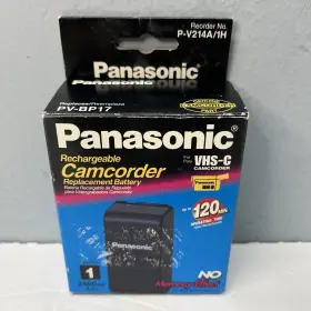 P-v214a Panasonic 984824308763 P-v214a/1h Battery For Vhs-c Video Camera 2400 Mah 6.0v New