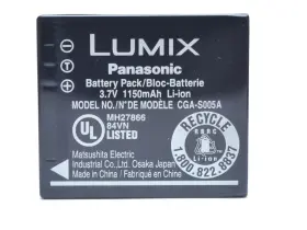 Cga-s005a Panasonic Ba-s005-1 Oem Battery For Lumix Dmc-fx07 Dmc Fx3 Fx180 Dmc-lx1 Lx3