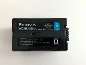 Cgp-d28a Panasonic Cgp-d28a/1b Original Li-ion Battery Pack Cgp-d28 7.2v 2800 Mah Series 6 - Used