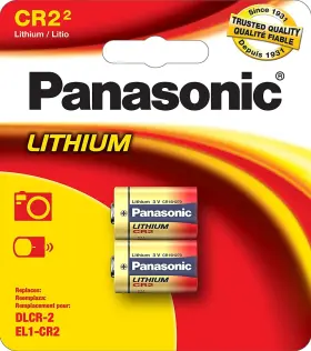 Cr-2pa2b Panasonic Cr-2pa/2b 3-volt Photo Lithium Battery