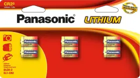 Cr-2pa Panasonic Energy Corporation Cr-2pa/6b Cr2 3.0 Volt Long Lasting Lithium Batteries For Golf Rangefinders