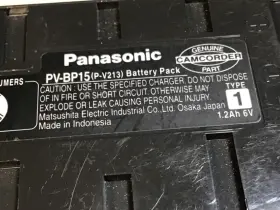 Pv-bp15 Panasonic P-v213 Camcorder Battery Pack Genuine Oem #n841za #2