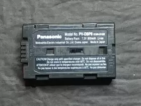 Cgr-d120 Panasonic Pv-dbp8a Li-ion 800 Mah 7.2v Camcorder Battery Pack Pv-dbp8/cgr-d120