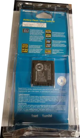Vw-vbg130pp9 Panasonic Li-ion Battery 1230 Mah 7.2v Original New #2