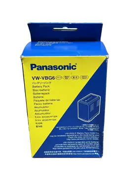 Vw-vbg6 Panasonic Brand New Battery Genuine Authentic Oem Free Shipping