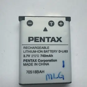 D-li63 Pentax 634563529564 Genuine Oem Battery For M30 T30 W30 M40 Cameras