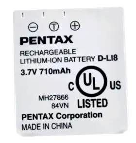 D-li8 Pentax Lithium-ion Battery For Optio S S4i S5i S5z S6 Digital Camera