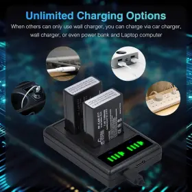 Lp-e17h Pickle Power Battery Ltd2 Usb Charger For Canon Eos R100 Cameras More #2