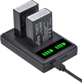 Lp-e17h Pickle Power Battery Ltd2 Usb Charger For Canon Eos R100 Cameras More