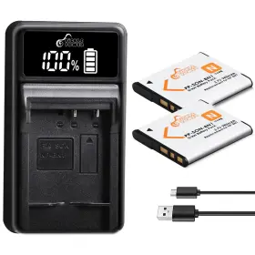 Pickle Power Tt-pp2bleducbn1 Np-bn1 Batteries Battery Charger Replacement Sony Cyber-shot Dsc-w800 W530