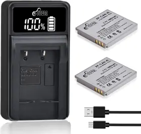 Tt-pp2bleducnb4l Pickle Power Nb-4l Battery And Led Display Charger For Canon Powershot Elph 100 Hs 300 330