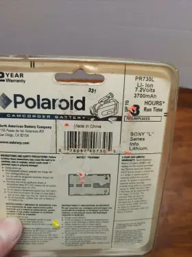 Pr050l Polaroid Digital Camera Battery Fits Sony 7.2v 3000mah /li-lon #2