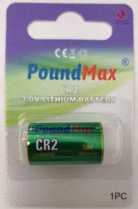 Poundmax 060435281554 Cr2 3.0v Lithium Camera Battery