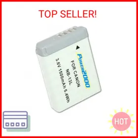 Acd-431 Power 2000 Power2000 Rechargeable Battery For Canon Nb-13l